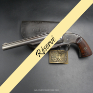 Smith & Wesson Schofield de dotation US Cavalry rare modèle nickelé cal.45