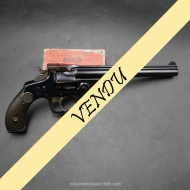 Mint Smith et Wesson DA 4th model, rare version canon 6'' miroir calibre  32
