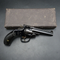 Mint revolver Smith Wesson cal. 32 double action 4th mod. et sa rare boite d'origine