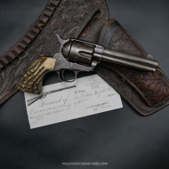 Revolver Western Colt calibre 45 SAA Peacemaker et sa lettre archive Colt
