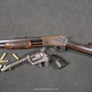 Rare Colt CLMR Canon miroir cal. 38-40, Modèle Lightning Western Fabrication 1888