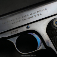 Unique Pistolet de référence Colt 1900 Cal.38 incroyable état production tardive