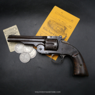 Authentique Revolver Schofield 2nd modèle Wells Fargo, Canon miroir Calibre 45
