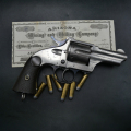 Revolver Frontier Merwin Hulbert cal. 44-40 nickelage d'origine, Double action 3rd model