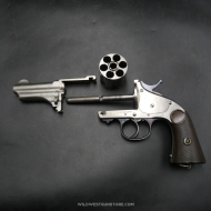Revolver Frontier Merwin Hulbert cal. 44-40 nickelage d'origine, Double action 3rd model