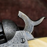 Colt 1859 gravé Gustave Young et son coffret