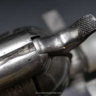 Revolver de collection Remington 1890 Beau canon calibre 44-40 Nickelage d'origine