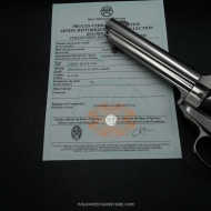 Revolver de collection Remington 1890 Beau canon calibre 44-40 Nickelage d'origine