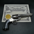 Revolver de collection Remington 1890 Beau canon calibre 44-40 Nickelage d'origine