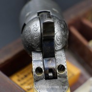 Colt 1859 gravé Gustave Young et son coffret