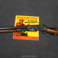 Winchester 1897 canon 28'' miroir calibre 16, fabrication tardive excellent état