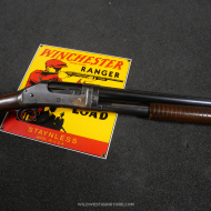 Winchester 1897 canon 28'' miroir calibre 16, fabrication tardive excellent état