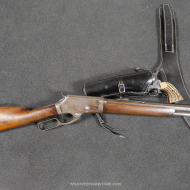 Rare Marlin modèle 1881 canon miroir calibre 45-70 fabrication précoce Western lever action