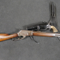Rare Marlin modèle 1881 canon miroir calibre 45-70 fabrication précoce Western lever action