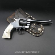 Superbe revolver Colt 1895 DA calibre .38 et plaquettes nacre