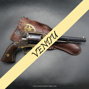 Rare Remington Factory Conversion New Model Navy Canon miroir Calibre 38CF