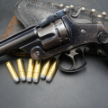 Revolver Smith Wesson Canon miroir 44-40 Frontier parfait bronzage d'origine