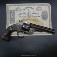 Revolver Smith Wesson Schofield 2nd modèle calibre 45 SW, arme historique de collection