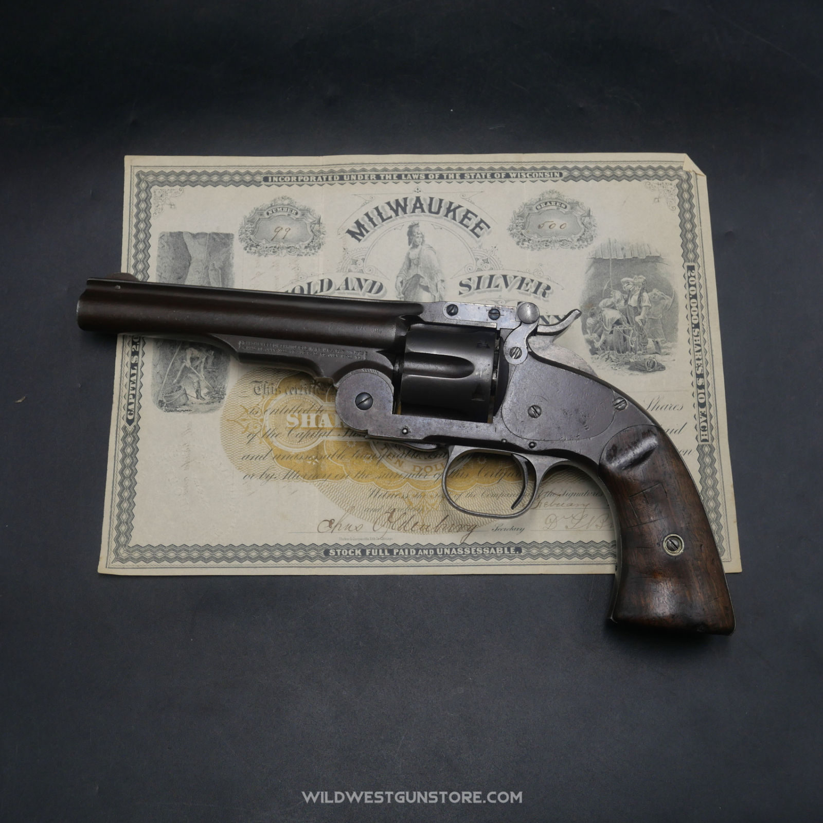 Revolver Smith Wesson Schofield 2nd modèle calibre 45 SW, arme historique de collection