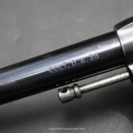 Revolver de dotation US Navy Colt DA canon miroir calibre 38, modèle 1892 New Army Navy