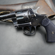 Revolver de dotation US Navy Colt DA canon miroir calibre 38, modèle 1892 New Army Navy
