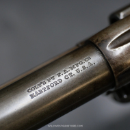 Désirable Colt Peacemaker Canon miroir cal. 45 single action Army smokeless de 1899