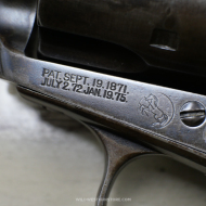 Désirable Colt Peacemaker Canon miroir cal. 45 single action Army smokeless de 1899