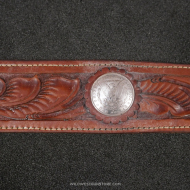 Ceinturon grande taille et holster Western fabrication Texas pour revolver poudre noire