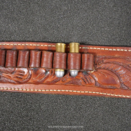 Ceinturon grande taille et holster Western fabrication Texas pour revolver poudre noire