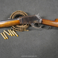Marlin Rifle modèle 1881 Canon 26'' miroir calibre 45-70, Rare arme longue de collection