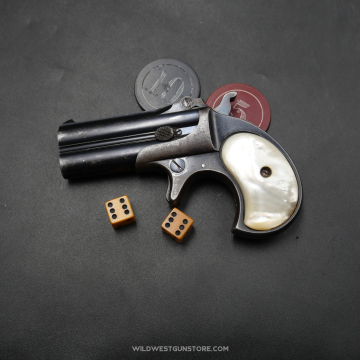 Remington Derringer Fabrication tardive UMC Canons miroirs cal. 41, pistolet collection