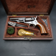 Revolver Colt Pocket et son coffre complet d'origine, calibre 31 fabrication précoce