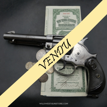 Excellent Colt 1878 double action canon miroir cal. 45 nickelage d'origine