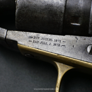 Revolver Colt 1860 Richards Conversion 1ST modèle Cal. 44 RF de 1872 et holster