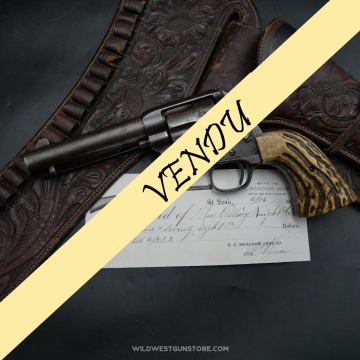 Revolver Western Colt calibre 45 SAA Peacemaker et sa lettre archive Colt