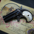 Superbe Derringer Remington 95 canons miroirs pistolet collection calibre 41RF poudre noire