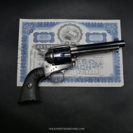 Incroyable Colt Single Action Army jaspage et canon miroir cal. 38-40 Fabrication 1897