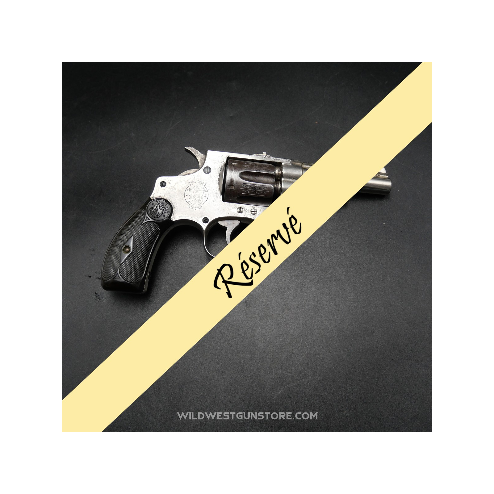 Smith et Wesson hand ejector canon miroir calibre 32SWL