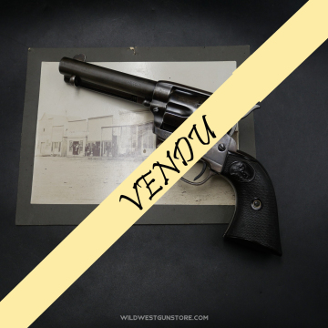 Désirable Colt Peacemaker Canon miroir cal. 45 single action Army smokeless de 1899