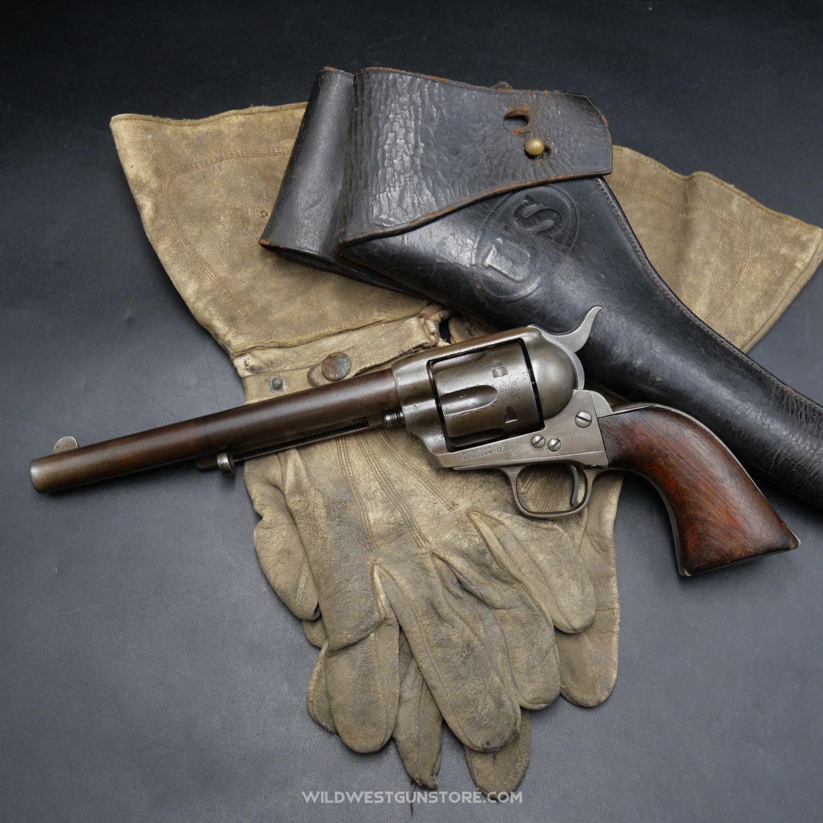 Historique Colt US Army fabrication 1875 Calvalry, Single Action Army de collection Cal.45