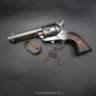 Revolver de collection Colt Single Action Army parfait état mécanique, canon Cal. 45 miroir