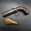 Pistolet de collection poudre noire Allen & Thurber baby Dragoon pepperbox