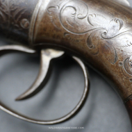 Pistolet de collection poudre noire Allen & Thurber baby Dragoon pepperbox