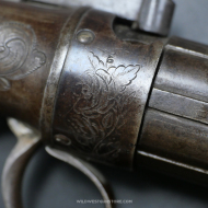 Pistolet de collection poudre noire Allen & Thurber baby Dragoon pepperbox