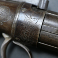 Pistolet de collection poudre noire Allen & Thurber baby Dragoon pepperbox