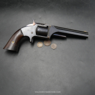 Revolver de collection Smith Wesson Old Model poudre noire canon miroir Calibre 32