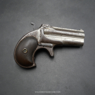 Derringer Remington 95 canons calibre 41 RF, pistolet de collection poudre noire