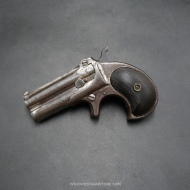 Derringer Remington 95 canons calibre 41 RF, pistolet de collection poudre noire