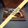 Revolver Colt Pocket et son coffre complet d'origine, calibre 31 fabrication précoce