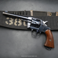 Parfait Colt double action modèle 1895 canon miroir cal.38LC, arme de dotation US Army